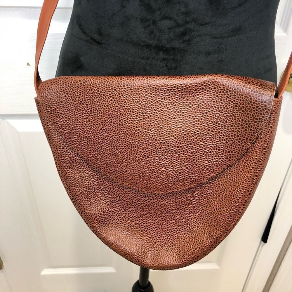Seducta brown leather purse bag - Picture 4 of 8